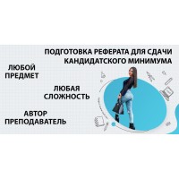 Где заказать реферат для сдачи кандидатского минимума в Иваново?